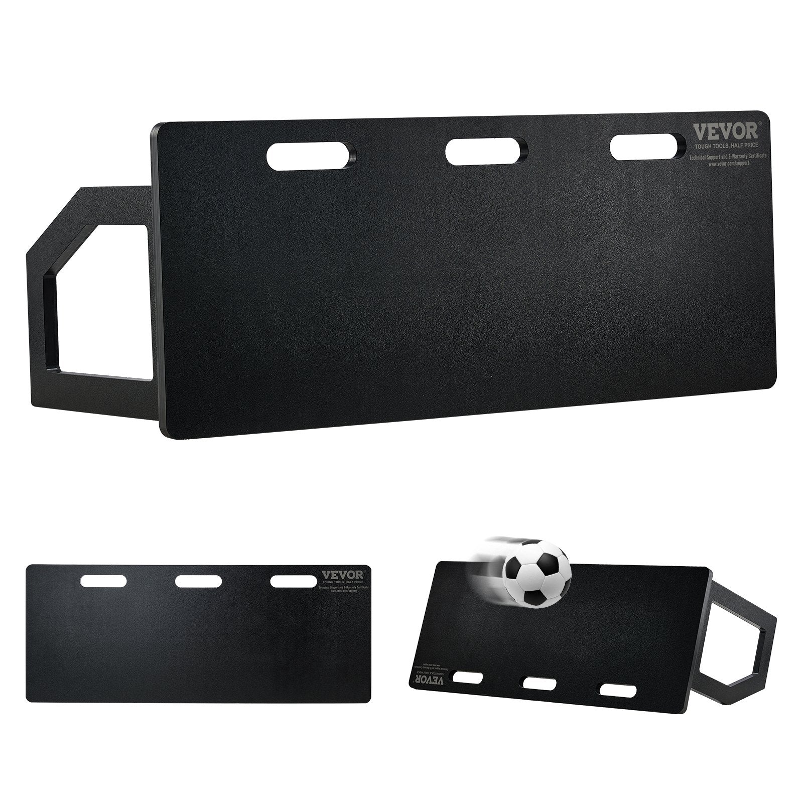 Soccer Rebounder Board, 100x40 cm Portable Soccer Wall with 2 Angles Rebound, Foldable HDPE Kickback Rebound V952-ZQHDBHDPE401ECPEMV0