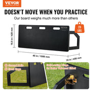 Soccer Rebounder Board, 100x40 cm Portable Soccer Wall with 2 Angles Rebound, Foldable HDPE Kickback Rebound V952-ZQHDBHDPE401ECPEMV0