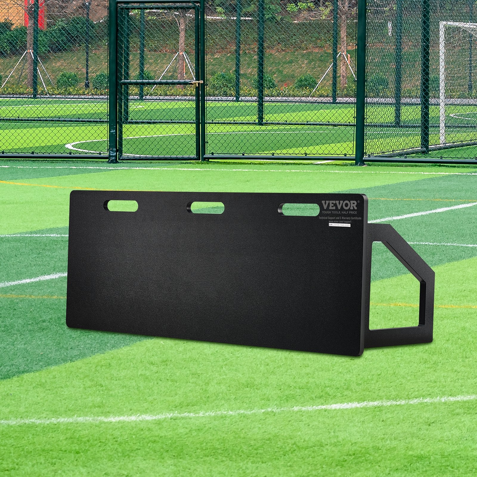 Soccer Rebounder Board, 115x45 cm Portable Soccer Wall with 2 Angles Rebound, Foldable HDPE Kickback Rebound V952-ZQHDBHDPE451MXKRDV0