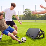 Soccer Rebounder Board, 1000 x 300 mm Portable Soccer Rebound Wall, HDPE Sports Kick Back Trainer, 3 V952-ZQHDBHDPEL40FASLS001V0