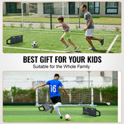 Soccer Rebounder Board, 45"X13" Portable Soccer Wall with 2 Angles Rebound, Foldable HDPE Kickback Rebound V952-ZQHDBHDPEL45RXNTKV0