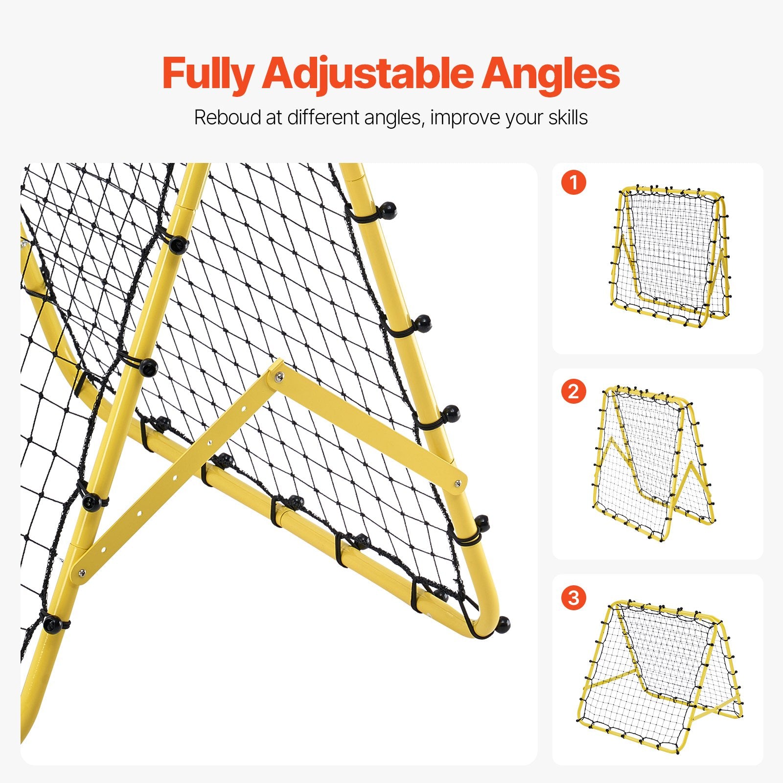 40"x35"x37" Soccer Rebounder Net Kick-Back Portable Football Training Gift V952-ZQHDWTZ10010AQ342V0