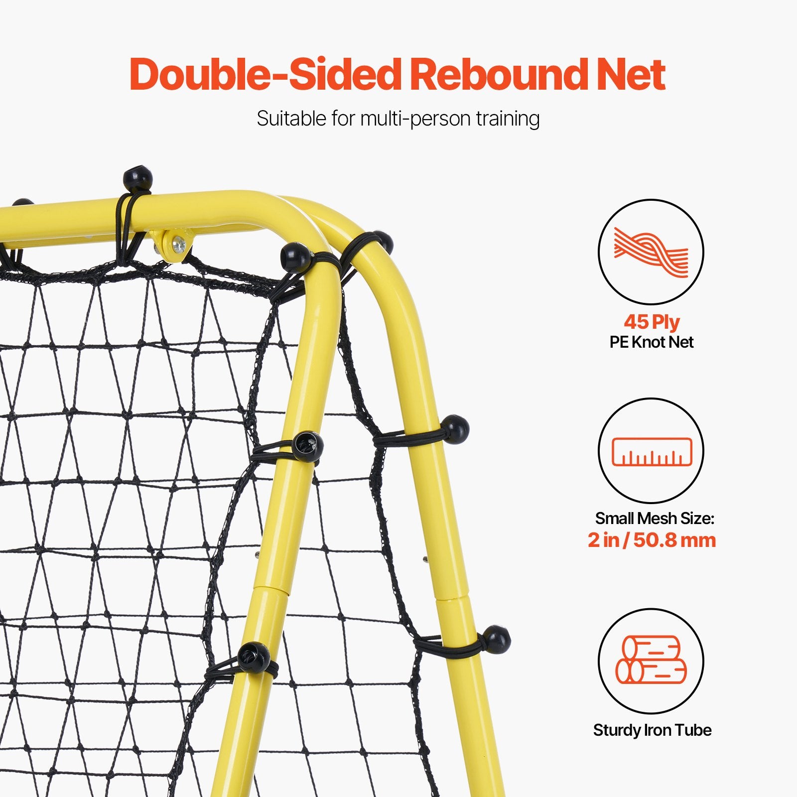 40"x35"x37" Soccer Rebounder Net Kick-Back Portable Football Training Gift V952-ZQHDWTZ10010AQ342V0