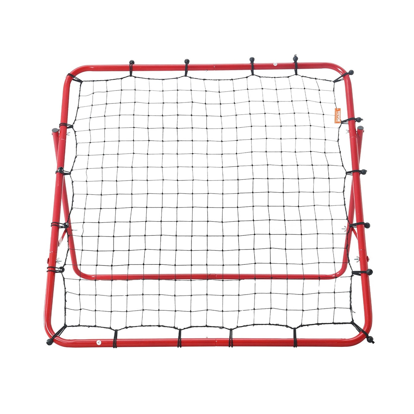 Soccer Rebounder Rebound Net, Kick-Back 100x100 cm, Portable Football Training Gifts, Fully Adjustable Angles V952-ZQHDWTZ10010GPDKLV0