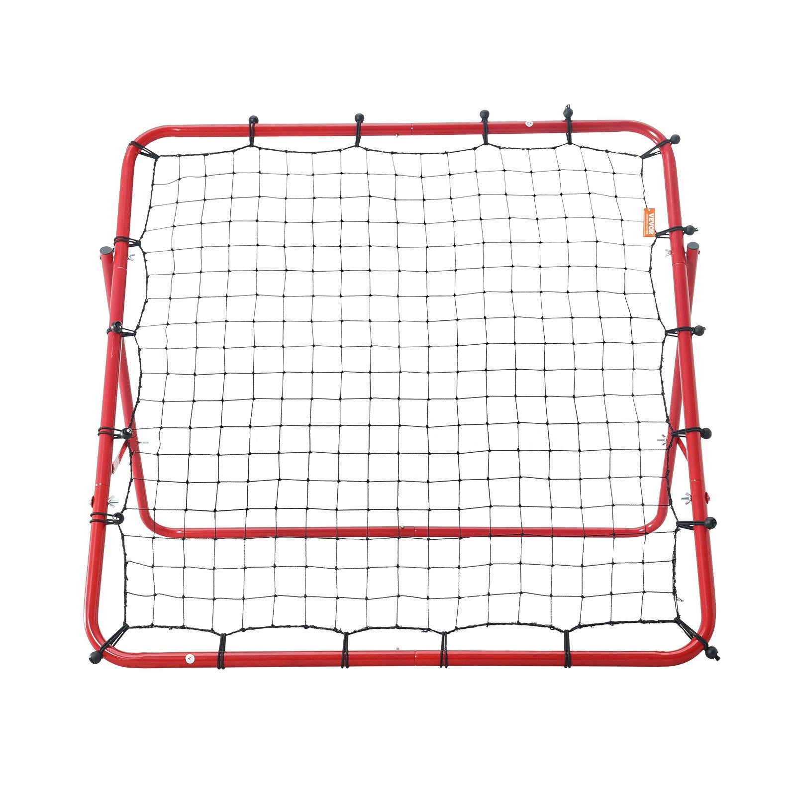 Soccer Rebounder Rebound Net, Kick-Back 100x100 cm, Portable Football Training Gifts, Fully Adjustable Angles V952-ZQHDWTZ10010GPDKLV0