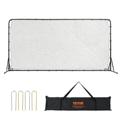 Soccer Rebounder Net, 12x6FT Iron Soccer Training Equipment, Sports Football Training Gift with Portable Bag, V952-ZQHDWTZ126YCS0MY9V0