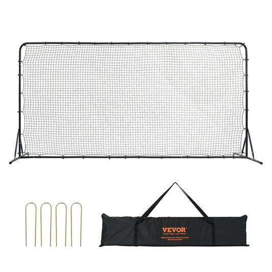 Soccer Rebounder Net, 12x6FT Iron Soccer Training Equipment, Sports Football Training Gift with Portable Bag, V952-ZQHDWTZ126YCS0MY9V0