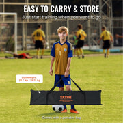 Soccer Rebounder Net, 12x6FT Iron Soccer Training Equipment, Sports Football Training Gift with Portable Bag, V952-ZQHDWTZ126YCS0MY9V0