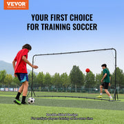 Soccer Rebounder Net, 12x6FT Iron Soccer Training Equipment, Sports Football Training Gift with Portable Bag, V952-ZQHDWTZ126YCS0MY9V0