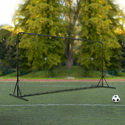 Soccer Rebounder Net, 12x6FT Iron Soccer Training Equipment, Sports Football Training Gift with Portable Bag, V952-ZQHDWTZ126YCS0MY9V0
