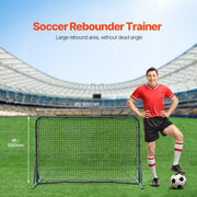 6x4FT Soccer Rebound Trainer Soccer Training Equipment Double-Sided Net V952-ZQHDWTZ64YCD591D1V0