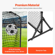 6x4FT Soccer Rebound Trainer Soccer Training Equipment Double-Sided Net V952-ZQHDWTZ64YCD591D1V0