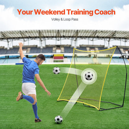 7x7FT Soccer Rebounder Portable Soccer Trainer Net with Portable Bag V952-ZQHDWTZDZBXGBPZ5WV0