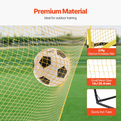 7x7FT Soccer Rebounder Portable Soccer Trainer Net with Portable Bag V952-ZQHDWTZDZBXGBPZ5WV0