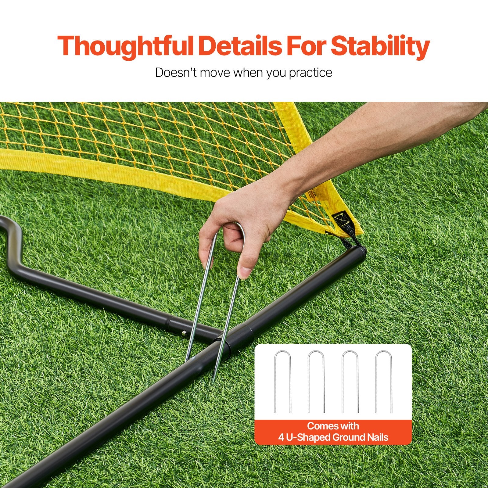 7x7FT Soccer Rebounder Portable Soccer Trainer Net with Portable Bag V952-ZQHDWTZDZBXGBPZ5WV0