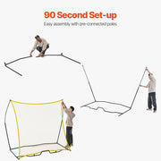 7x7FT Soccer Rebounder Portable Soccer Trainer Net with Portable Bag V952-ZQHDWTZDZBXGBPZ5WV0