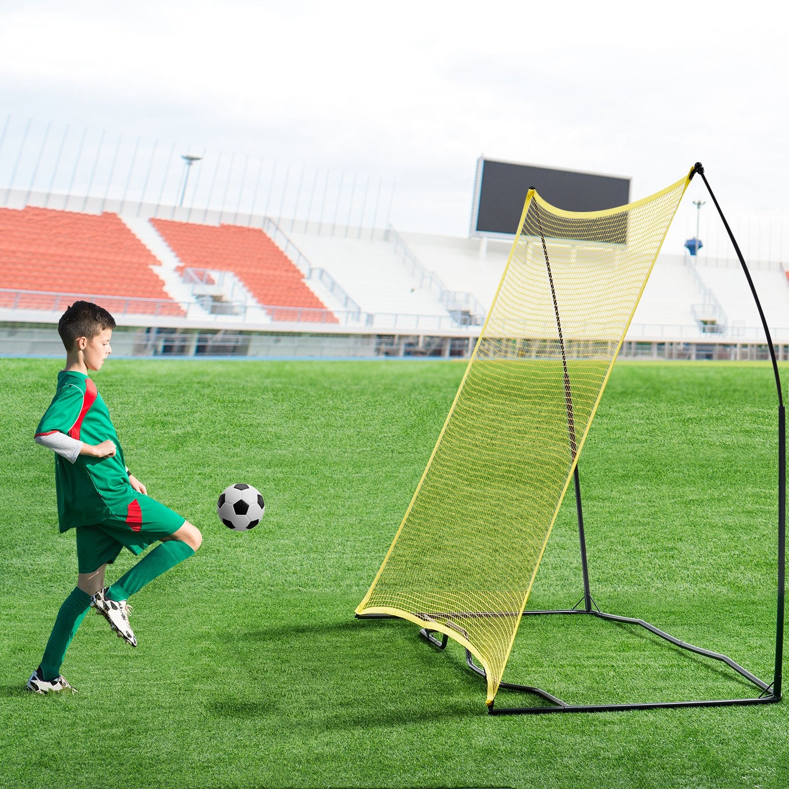 7x7FT Soccer Rebounder Portable Soccer Trainer Net with Portable Bag V952-ZQHDWTZDZBXGBPZ5WV0
