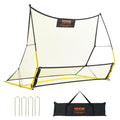 Soccer Trainer, 2-IN-1 Portable Soccer Rebounder Net, Iron Soccer Practice Equipment, Sports Football V952-ZQHDWTZDZBXGZ780TV0