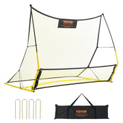 Soccer Trainer, 2-IN-1 Portable Soccer Rebounder Net, Iron Soccer Practice Equipment, Sports Football V952-ZQHDWTZDZBXGZ780TV0