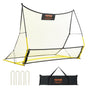 Soccer Trainer, 2-IN-1 Portable Soccer Rebounder Net, Iron Soccer Practice Equipment, Sports Football V952-ZQHDWTZDZBXGZ780TV0