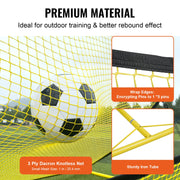 Soccer Trainer, 2-IN-1 Portable Soccer Rebounder Net, Iron Soccer Practice Equipment, Sports Football V952-ZQHDWTZDZBXGZ780TV0