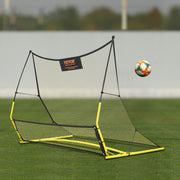 Soccer Trainer, 2-IN-1 Portable Soccer Rebounder Net, Iron Soccer Practice Equipment, Sports Football V952-ZQHDWTZDZBXGZ780TV0