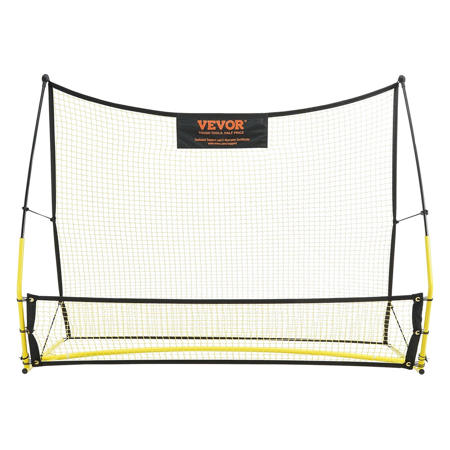 Soccer Trainer, 2-IN-1 Portable Soccer Rebounder Net, Iron Soccer Practice Equipment, Sports Football V952-ZQHDWTZDZBXGZ780TV0