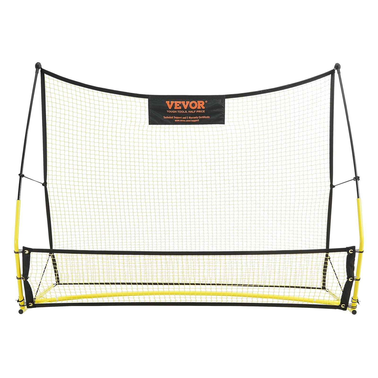 Soccer Trainer, 2-IN-1 Portable Soccer Rebounder Net, Iron Soccer Practice Equipment, Sports Football V952-ZQHDWTZDZBXGZ780TV0