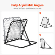 34"x34" Soccer Rebounder Net Kick-Back Portable Football Training Gifts V952-ZQHDWTZL84W8L8KBEV0