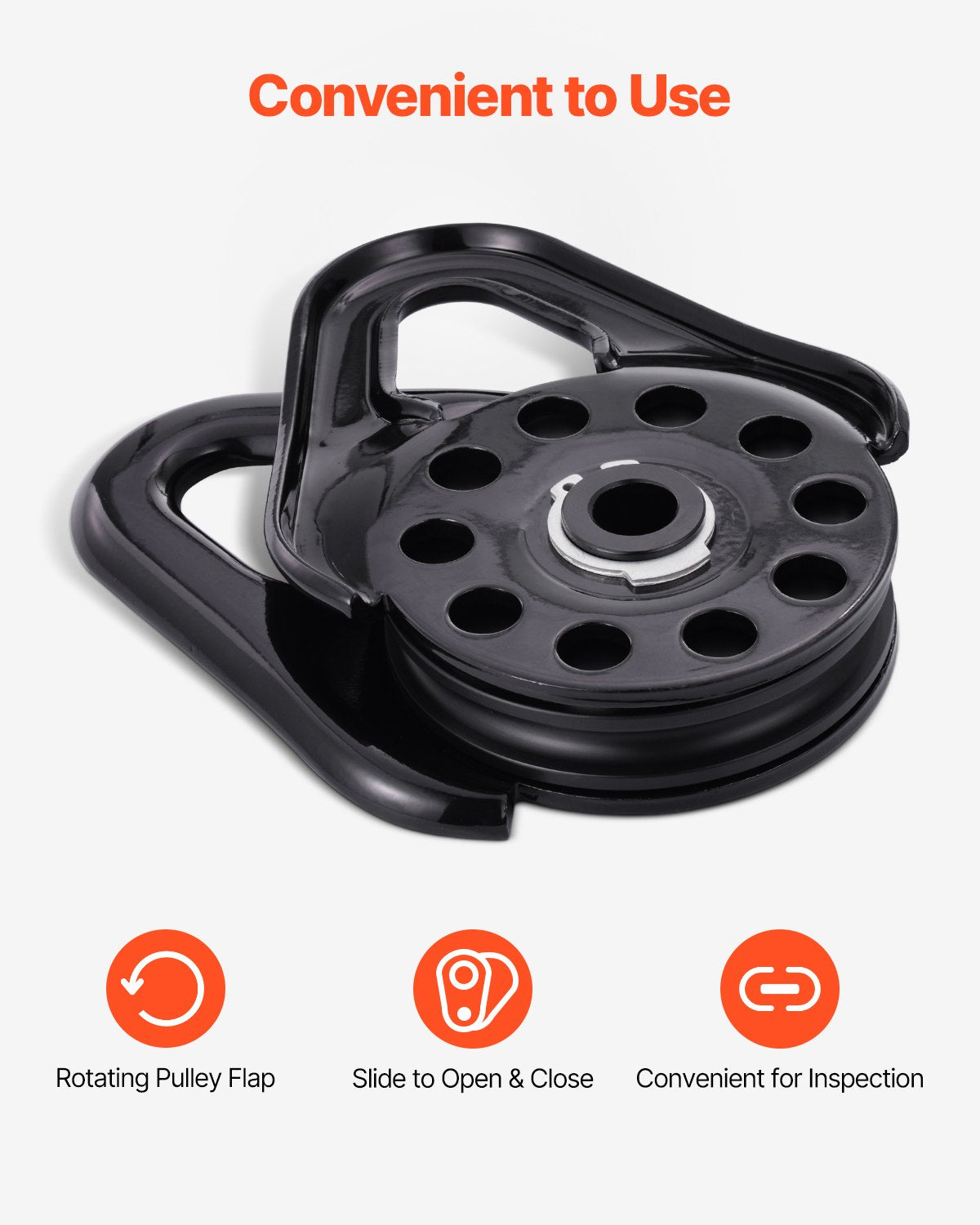 14.5 Ton Recovery Snatch Block Pulley Snatch 32,000 lbs Capacity ATV UTV V952-ZQHL7500LBS1XM1F2V0
