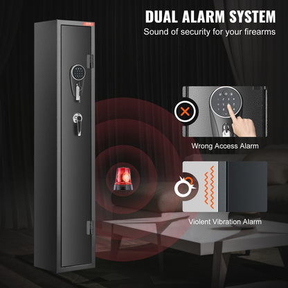 Gun Safe Rifle Safe with Digital Keypad & Lock for 3 Rifles and 4 Pistols V952-ZQJBDSX34Z9WLE0P5V9
