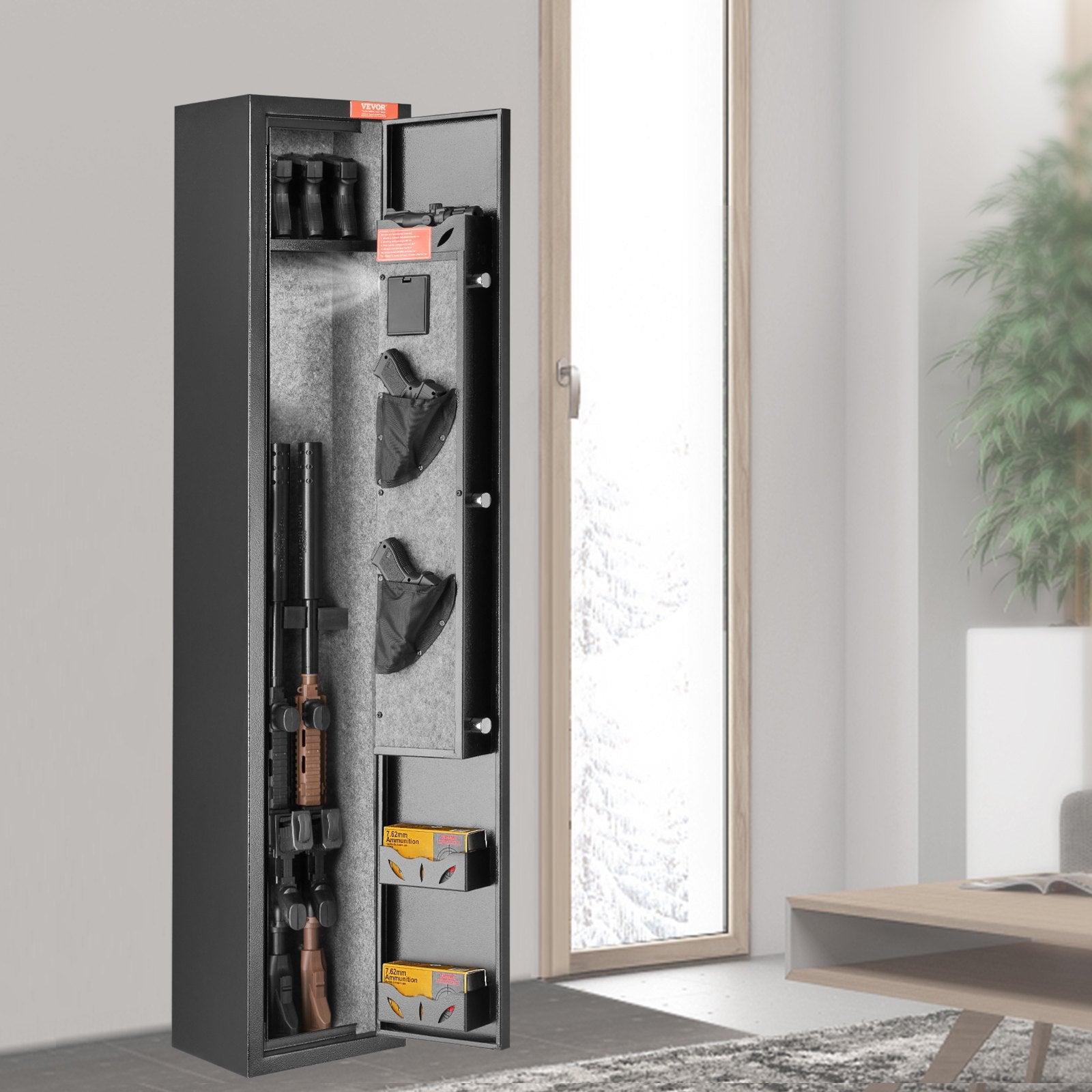 Gun Safe Rifle Safe with Digital Keypad & Lock for 3 Rifles and 4 Pistols V952-ZQJBDSX34Z9WLE0P5V9