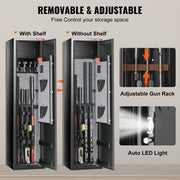Gun Safe Rifle Safe with Digital Keypad & Lock 5 Rifles Storage Cabinet V952-ZQJDSX78ZZW99Q44OV9
