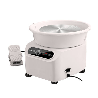 Pottery Wheel, 11 inch Pottery Forming Machine, 350W Electric Wheel for Pottery with Foot Pedal and LCD Touch V952-ZQLPJXS11YC3GD3ZZV3
