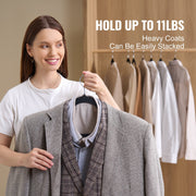 Velvet Hangers 50 Pack Black Non-Slip Hangers with 360 Degree Swivel Hook V952-ZRYJ50PCSHS0OTPW4V0