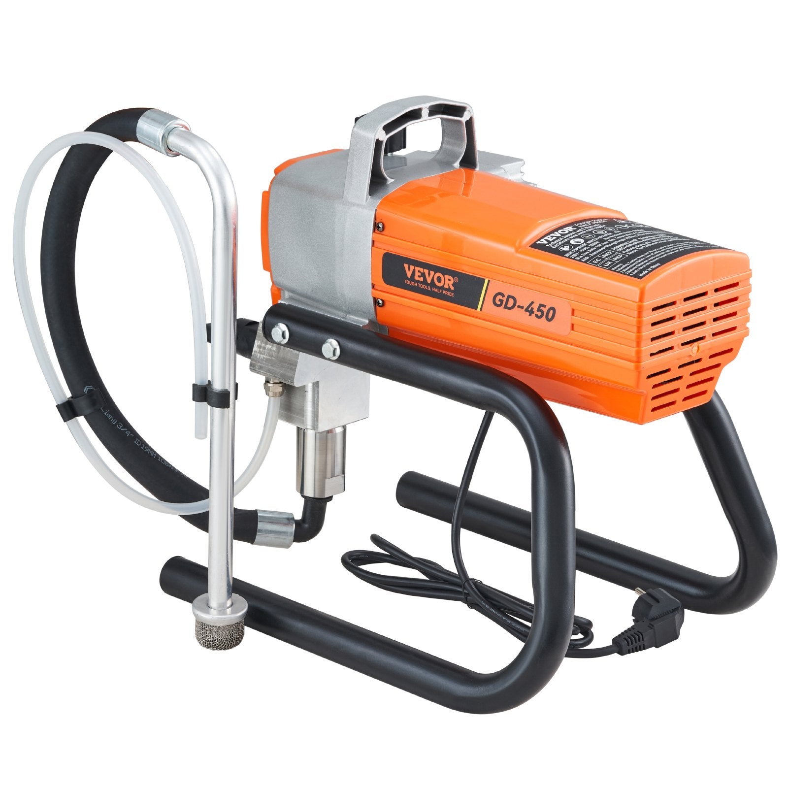 High Pressure Airless Wall Paint Spray Gun Sprayer 600W Machine Spraying V952-ZS1500W20LMINDG7WV3
