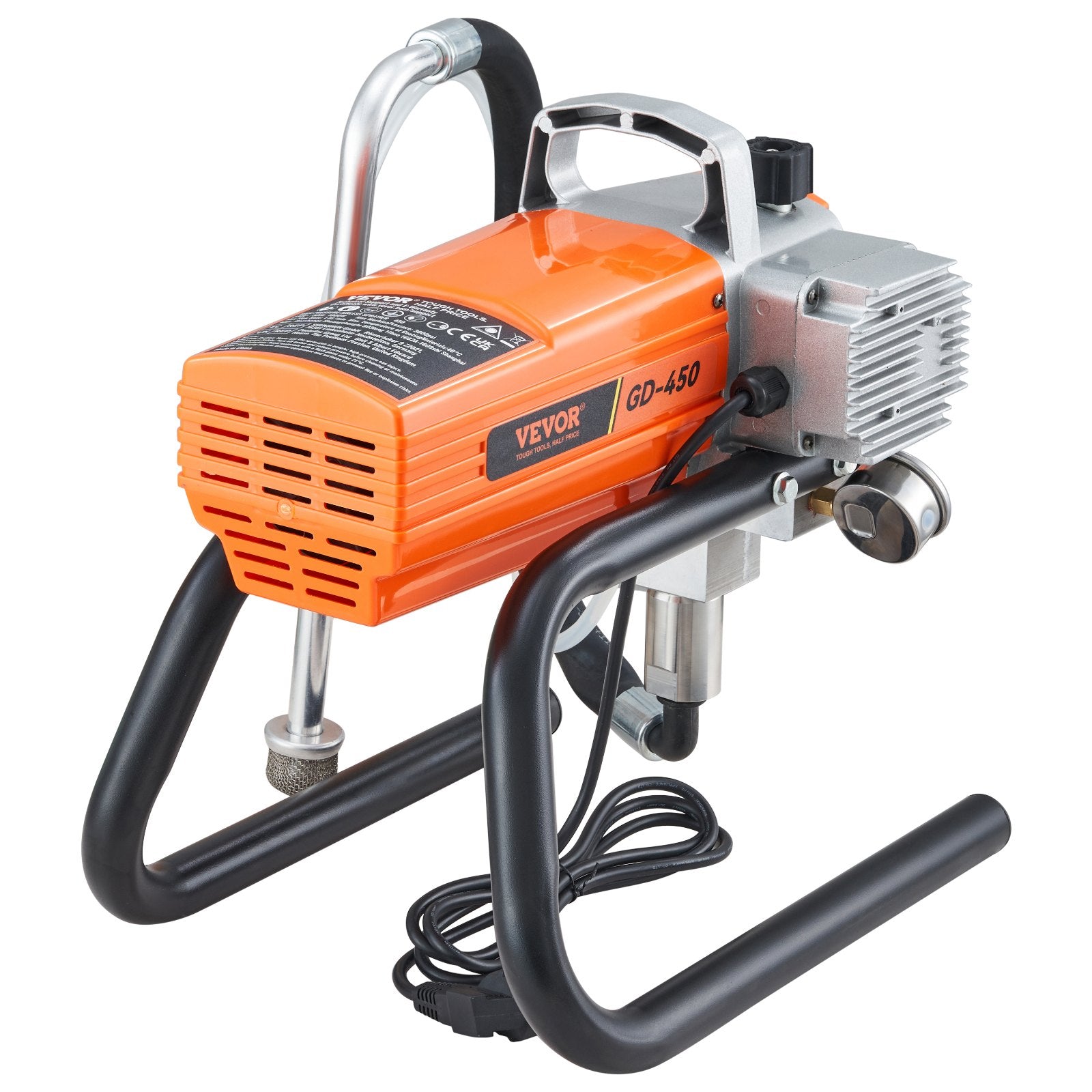 High Pressure Airless Wall Paint Spray Gun Sprayer 600W Machine Spraying V952-ZS1500W20LMINDG7WV3