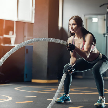 Battle Rope 1.5" 30Ft Gym Workout Strength Training Exercise Fitness Rope V952-ZS30FT15INDBX4FLXV0
