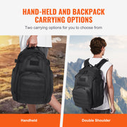 Tactical Backpack 40L Military Backpack with Molle Mode & Sponge Pad Black V952-ZSBBCDSHS40LC7V25V0