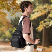 Tactical Sling Bag 10L Military Rover Shoulder Sling Backpack Black V952-ZSDJBHS10L00OBQOWV0