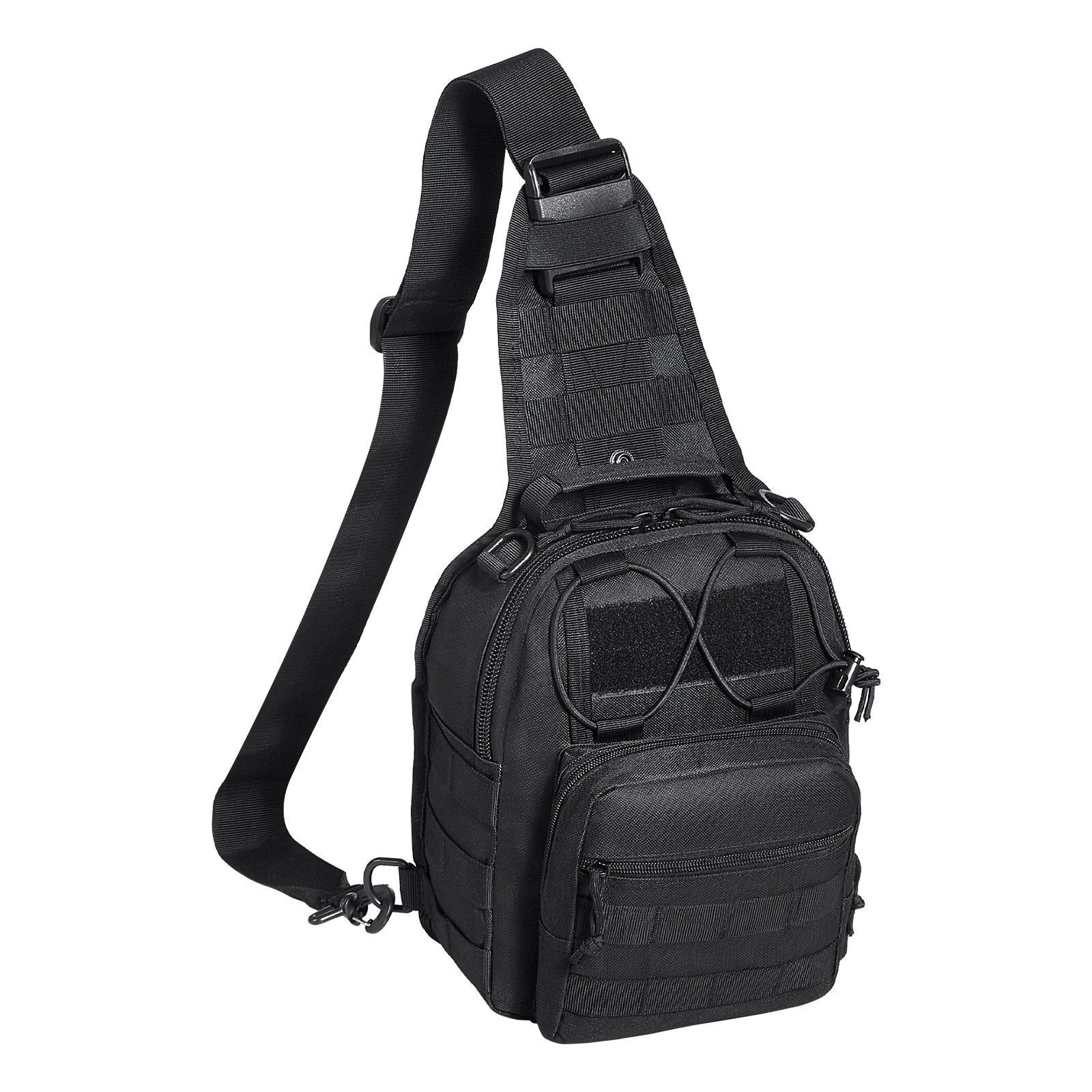 Tactical Sling Bag 10L Military Rover Shoulder Sling Backpack Black V952-ZSDJBHS10L00OBQOWV0