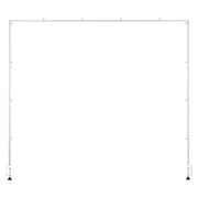 Over The Table Rod Stand with Clamps, 13"-42'' Tall & 28"-98" Length Adjustable, Metal Table Arch Stand, V952-ZSGJ1JBSBDTTIQB9L001V0