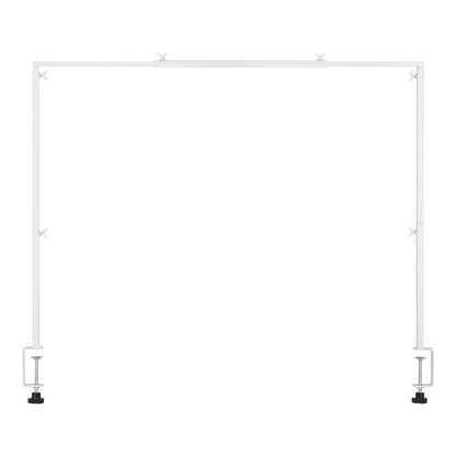 Over The Table Rod Stand with Clamps, 13"-42'' Tall & 28"-98" Length Adjustable, Metal Table Arch Stand, V952-ZSGJ1JBSBDTTIQB9L001V0
