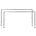 Over The Table Rod Stand with Clamps, 13"-42" Tall & 28"-98" Length Adjustable, 2 Packs Table Arch Stand, V952-ZSGJ2JHSBDTTEYQ85001V0