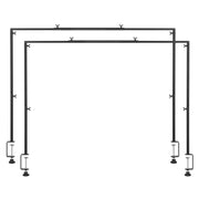 Over The Table Rod Stand with Clamps, 13"-42" Tall & 28"-98" Length Adjustable, 2 Packs Table Arch Stand, V952-ZSGJ2JHSBDTTEYQ85001V0