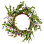 Artificial Decorative Wreath 55.88 cm Pink Green with Daisies Year Round V952-ZSHH22INCHCJY8KMFV0