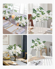 Flower Balls Arrangement Bouquet 10 PCS, 450 mm Diameter Artificial Flower Balls Wedding White Roses V952-ZSHQQXBS177IOA155001V0