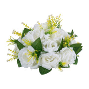 Flower Balls Arrangement Bouquet 10 PCS, 240 mm Diameter Artificial Flower Balls Wedding Rose Centerpieces, V952-ZSHQQXBS95IN2EZMO001V0