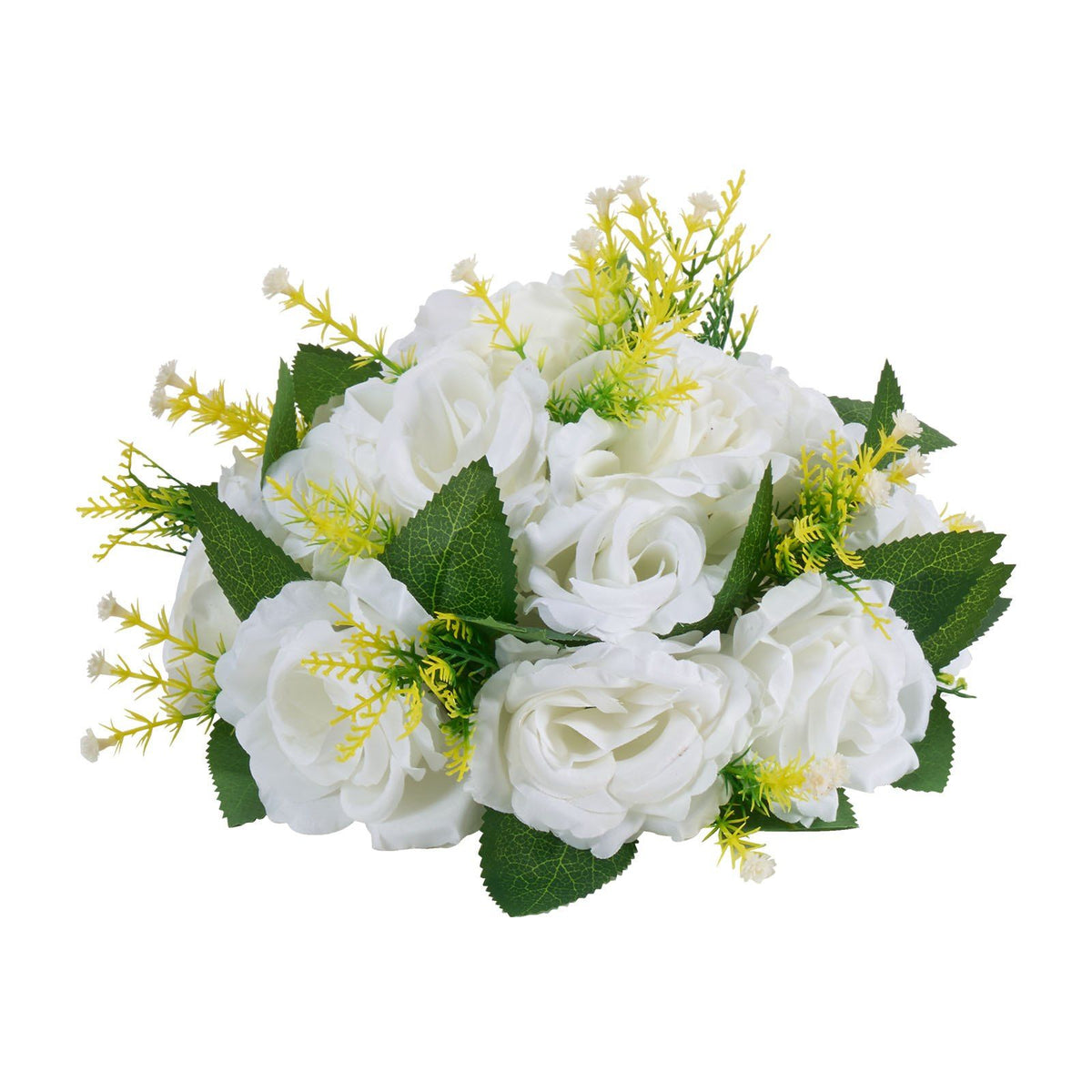 Flower Balls Arrangement Bouquet 10 PCS, 240 mm Diameter Artificial Flower Balls Wedding Rose Centerpieces, V952-ZSHQQXBS95IN2EZMO001V0