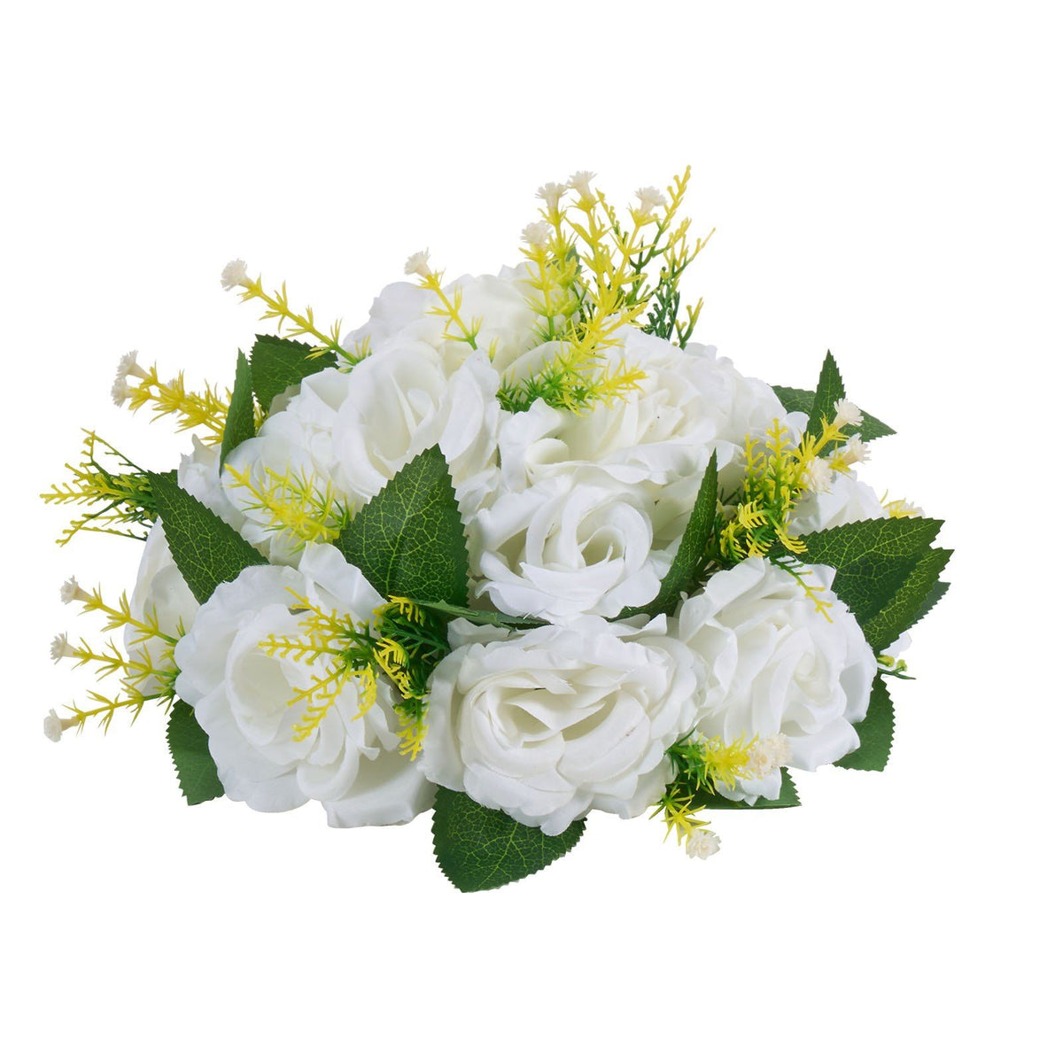 Flower Balls Arrangement Bouquet 10 PCS, 240 mm Diameter Artificial Flower Balls Wedding Rose Centerpieces, V952-ZSHQQXBS95IN2EZMO001V0